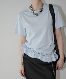 chuclla | フリルヘム デザインTシャツ chw26s052(Tシャツ/カットソー)