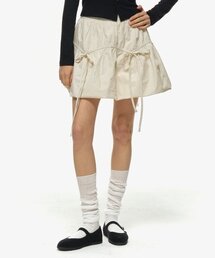 Midnight Move | ribbon skirt (ivory)(スカート)