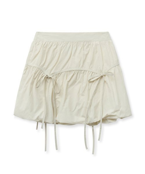 Midnight Move（ミッドナイトムーブ）の「ribbon skirt (ivory)（スカート・レディース・その他・M）」の2枚目の写真