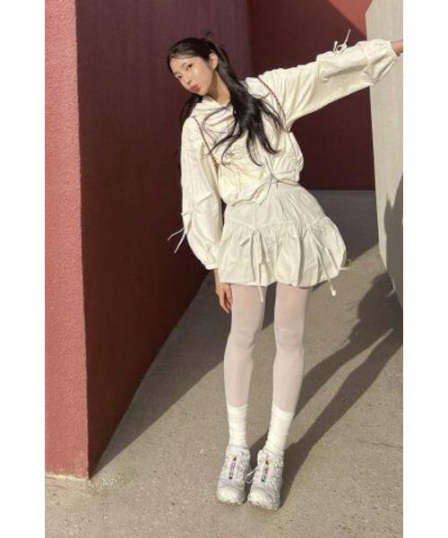 Midnight Move(ミッドナイトムーブ)の「ribbon skirt (ivory)(スカート・レディース・その他・M/S)」の8枚目の写真