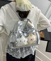 shopnikoniko | 痛バ 痛バッグ 推し活 ショルダー リュック クリアポケット リボン 3way ショルダーバッグ(バックパック/リュック)