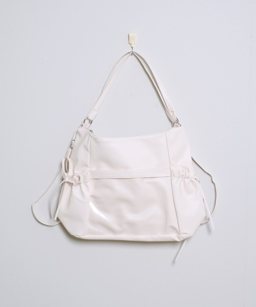 shopnikoniko(ショップニコニコ)の「痛バ 痛バッグ 推し活 クリアポケット付き サイドリボン3wayバッグ(バックパック/リュック・レディース・シルバー/ホワイト/ブラック・フリー)」の12枚目の写真