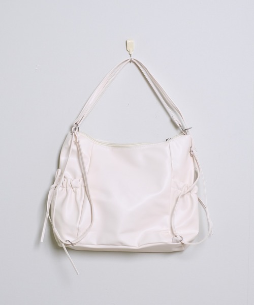 shopnikoniko(ショップニコニコ)の「痛バ 痛バッグ 推し活 クリアポケット付き サイドリボン3wayバッグ(バックパック/リュック・レディース・シルバー/ホワイト/ブラック・フリー)」の13枚目の写真