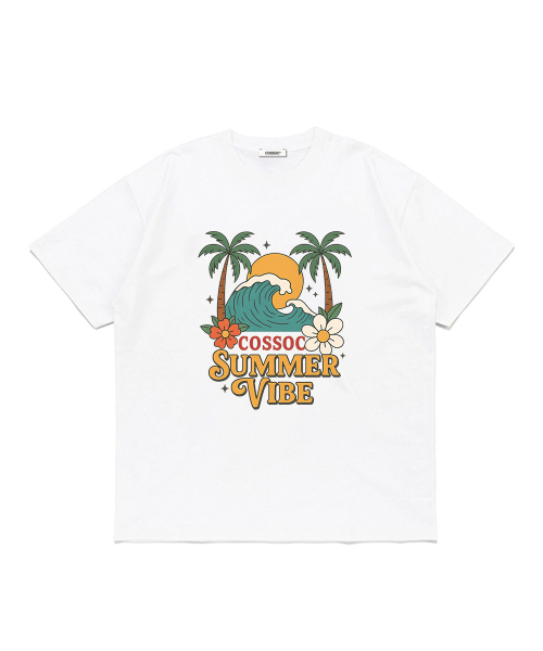 COSO(コソ)の「コソ フレッシュ サマー 半袖Tシャツ (ホワイト)(Tシャツ/カットソー・レディース・ホワイト・L/S/M)」の1枚目の写真