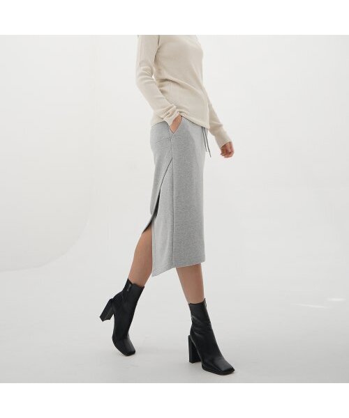 ACUD(アクド)の「Terry Bending Skirt_Grey(スカート・レディース・グレー・S/M)」の1枚目の写真