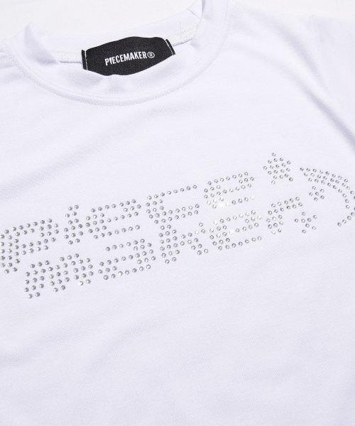 PIECEMAKER(ピースメーカー)の「CRYSTAL LOGO CROP TEE (WHITE)(Tシャツ/カットソー・レディース・その他・FREE)」の4枚目の写真