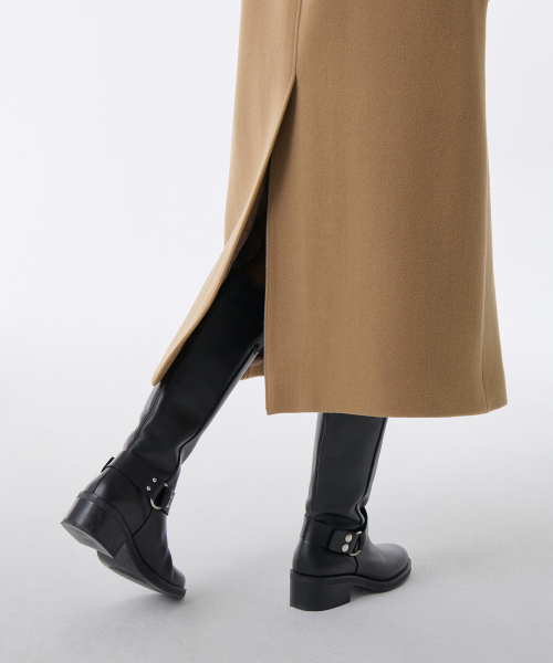 MUSINSA STANDARD WOMAN（ムシンサスタンダードウーマン）の「ウィメンズカシミヤブレンドバルマカンローブコート[キャメル]（チェスターコート・レディース・その他・LARGE/MEDIUM/SMALL/X-SMALL）」の10枚目の写真