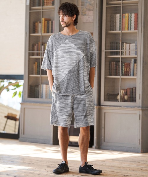 mt10221- Crazy Pattern Pile Short Sleeve Tee クレイジーパターンT