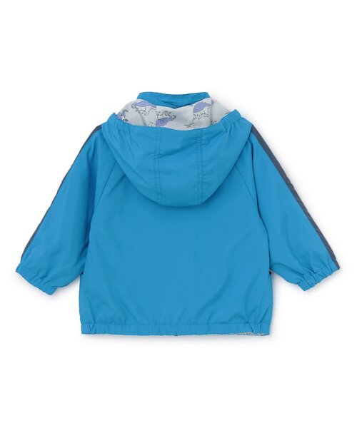 kladskap(クレードスコープ)の「恐竜リバーシブルウィンドブレーカー(ナイロンジャケット・キッズ・ターコイズブルー/マスタード・120cm/130cm/110cm/100cm/90cm)」の7枚目の写真