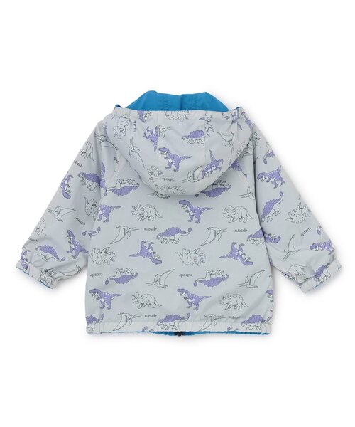 kladskap(クレードスコープ)の「恐竜リバーシブルウィンドブレーカー(ナイロンジャケット・キッズ・ターコイズブルー/マスタード・120cm/130cm/110cm/100cm/90cm)」の10枚目の写真