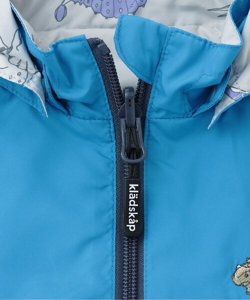 kladskap(クレードスコープ)の「恐竜リバーシブルウィンドブレーカー(ナイロンジャケット・キッズ・ターコイズブルー/マスタード・120cm/130cm/110cm/100cm/90cm)」の13枚目の写真