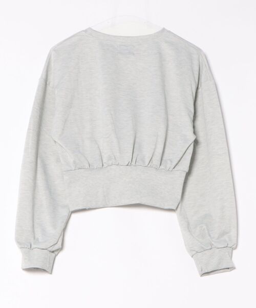 semuse(セミューズ)の「ウエストボタンクロップド丈トップス(Tシャツ/カットソー・レディース・オートミール/グレー・M/L)」の8枚目の写真