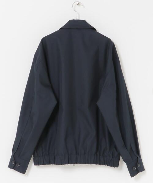 URBAN RESEARCH DOORS(アーバンリサーチドアーズ)の「ヘムシャーリング フルジップ ブルゾン(ブルゾン・メンズ・ベージュ/ネイビー・MEDIUM/LARGE)」の5枚目の写真