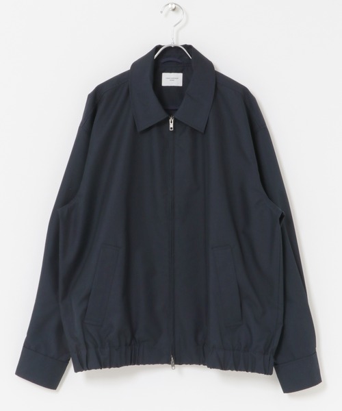 URBAN RESEARCH DOORS（アーバンリサーチドアーズ）の「ヘムシャーリング フルジップ ブルゾン（ブルゾン・メンズ・ベージュ/ネイビー・MEDIUM/LARGE）」の2枚目の写真