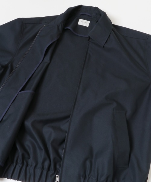 URBAN RESEARCH DOORS（アーバンリサーチドアーズ）の「ヘムシャーリング フルジップ ブルゾン（ブルゾン・メンズ・ベージュ/ネイビー・MEDIUM/LARGE）」の5枚目の写真