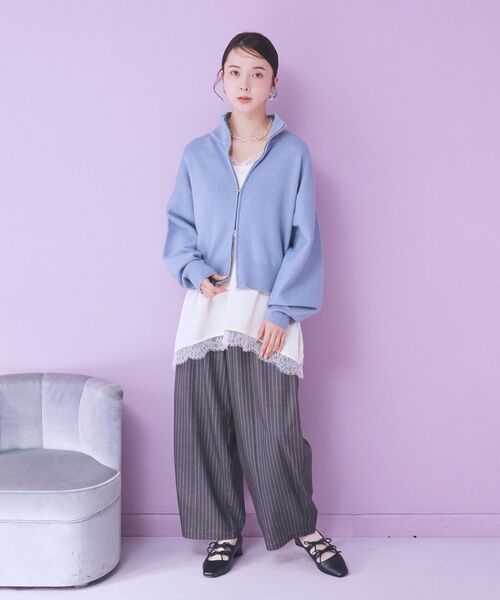 earth music&ecology(アースミュージックアンドエコロジー)の「Wリボンパンプス(パンプス・レディース・ベージュ/サックスブルー/ブラック・L/M/S)」の10枚目の写真