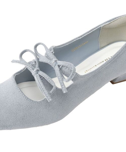 earth music&ecology(アースミュージックアンドエコロジー)の「Wリボンパンプス(パンプス・レディース・ベージュ/サックスブルー/ブラック・L/M/S)」の21枚目の写真