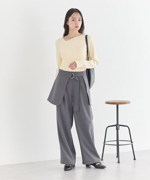 earth music&ecology（アースミュージックアンドエコロジー）の「Wリボンパンプス（パンプス・レディース・ベージュ/サックスブルー/ブラック・L/M/S）」の13枚目の写真