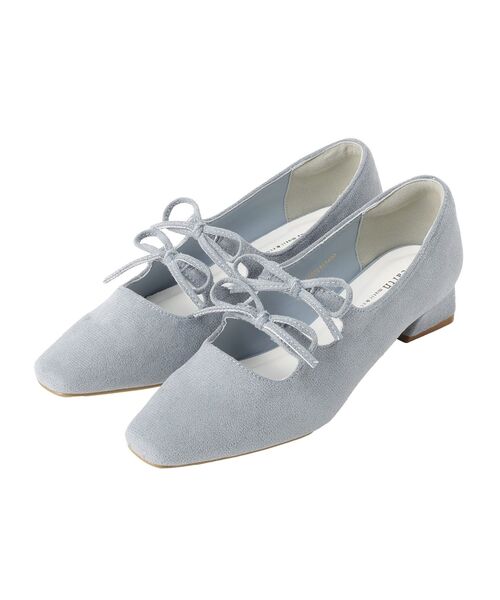 earth music&ecology（アースミュージックアンドエコロジー）の「Wリボンパンプス（パンプス・レディース・ベージュ/サックスブルー/ブラック・L/M/S）」の17枚目の写真