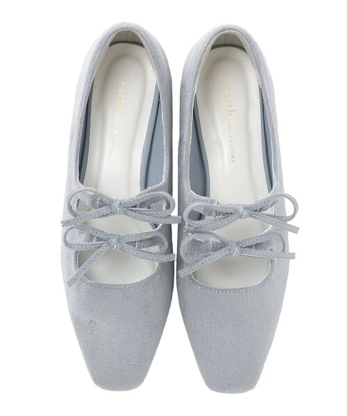 earth music&ecology（アースミュージックアンドエコロジー）の「Wリボンパンプス（パンプス・レディース・ベージュ/サックスブルー/ブラック・L/M/S）」の18枚目の写真