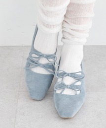 earth music&ecology（アースミュージックアンドエコロジー）の「Wリボンパンプス（パンプス）」