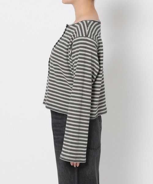 LOWRYS FARM（ローリーズファーム）の「マルチＷＡＹカットカーディガンＬＳ　660723（カーディガン/ボレロ・レディース・グリーン/ベージュ/グレー・FREE）」の21枚目の写真