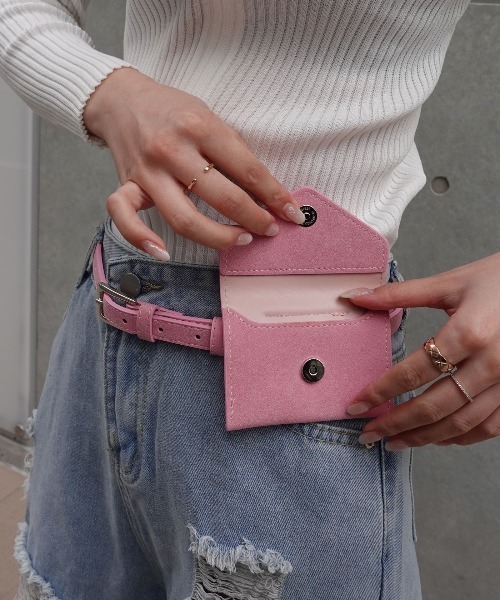 CORNERS（コーナーズ）の「ミニポーチベルト（ベルト・レディース・ピンク/ベージュ/ブラック・FREE）」の15枚目の写真