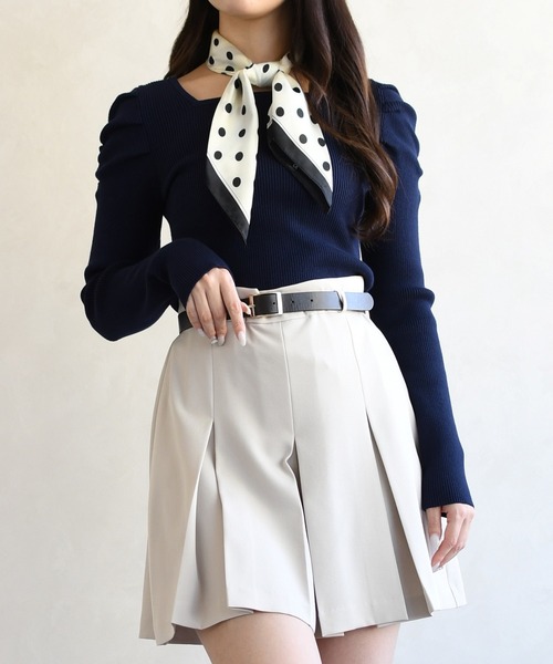 31 Sons de mode（トランテアン　ソン　ドゥ　モード）の「2026春夏新作 ベルト付きスカパン（その他パンツ・レディース・モカ/ベージュ・M/S）」の8枚目の写真