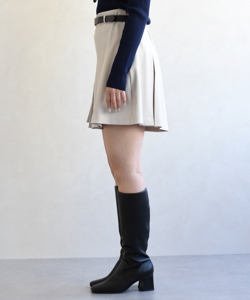 31 Sons de mode（トランテアン　ソン　ドゥ　モード）の「2026春夏新作 ベルト付きスカパン（その他パンツ・レディース・モカ/ベージュ・M/S）」の19枚目の写真