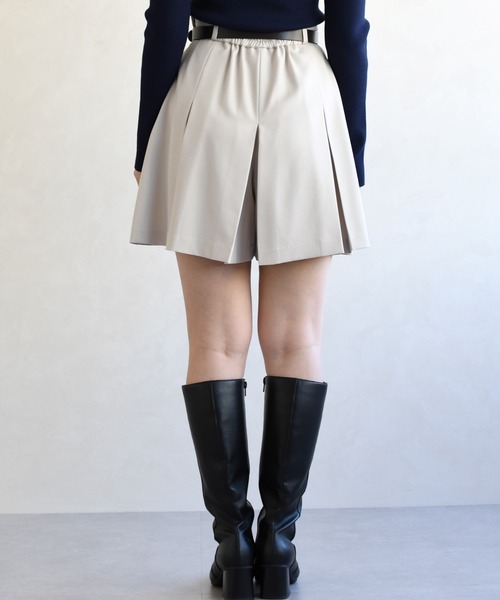 31 Sons de mode（トランテアン　ソン　ドゥ　モード）の「2026春夏新作 ベルト付きスカパン（その他パンツ・レディース・モカ/ベージュ・M/S）」の20枚目の写真