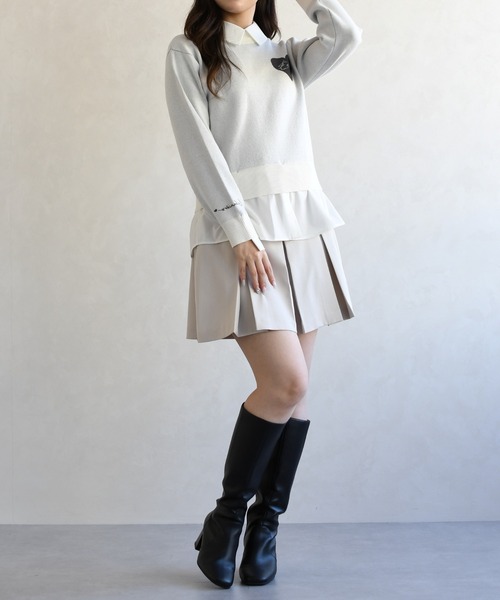 31 Sons de mode（トランテアン　ソン　ドゥ　モード）の「2026春夏新作 ベルト付きスカパン（その他パンツ・レディース・モカ/ベージュ・M/S）」の13枚目の写真