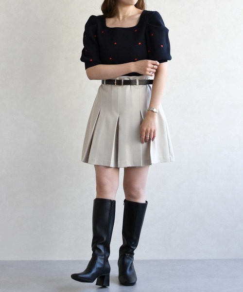 31 Sons de mode（トランテアン　ソン　ドゥ　モード）の「2026春夏新作 ベルト付きスカパン（その他パンツ・レディース・モカ/ベージュ・M/S）」の15枚目の写真