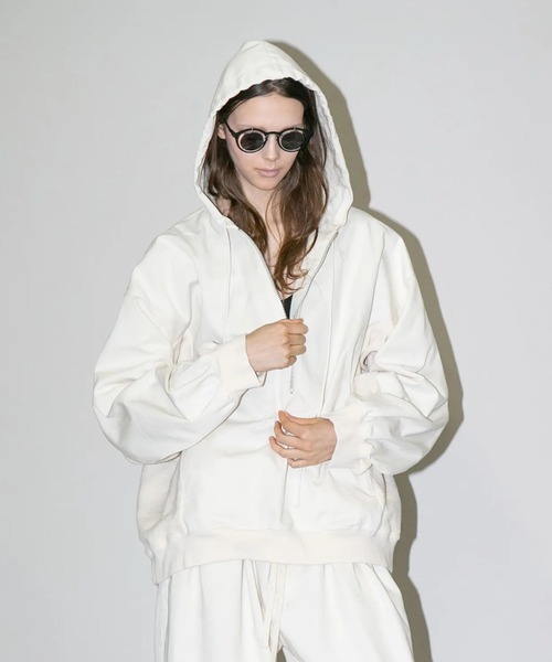 my beautiful landlet】COTTON & POLYESTER × SWEAT PULLOVER HOODIE