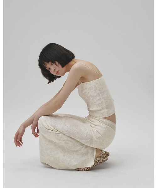 TODAYFUL（トゥデイフル）の「Jacquard Knit Camisole（キャミソール・レディース・キナリ/チャコールグレー・FREE）」の9枚目の写真
