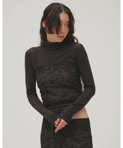TODAYFUL（トゥデイフル）の「Jacquard Knit Camisole（キャミソール・レディース・キナリ/チャコールグレー・FREE）」の11枚目の写真
