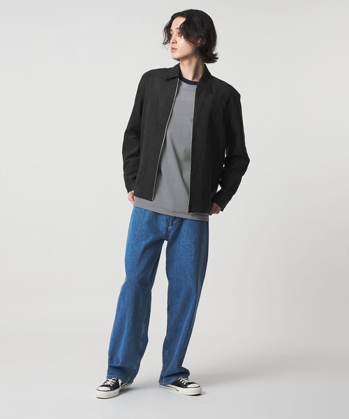A DAY IN THE LIFE UNITED ARROWS(アデイインザライフユナイテッドアローズ)の「スエードライク ブルゾン<A DAY IN THE LIFE>(ブルゾン・メンズ・モカ/ブラック/グレー系・M/L/S)」の5枚目の写真