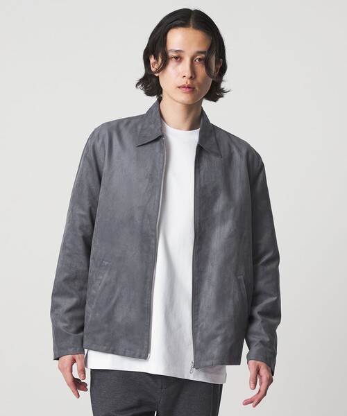 A DAY IN THE LIFE UNITED ARROWS(アデイインザライフユナイテッドアローズ)の「スエードライク ブルゾン<A DAY IN THE LIFE>(ブルゾン・メンズ・モカ/ブラック/グレー系・M/L/S)」の7枚目の写真