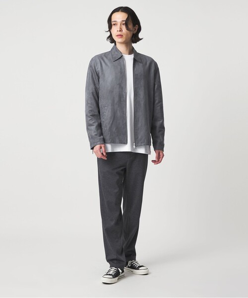 A DAY IN THE LIFE UNITED ARROWS(アデイインザライフユナイテッドアローズ)の「スエードライク ブルゾン<A DAY IN THE LIFE>(ブルゾン・メンズ・モカ/ブラック/グレー系・M/L/S)」の8枚目の写真