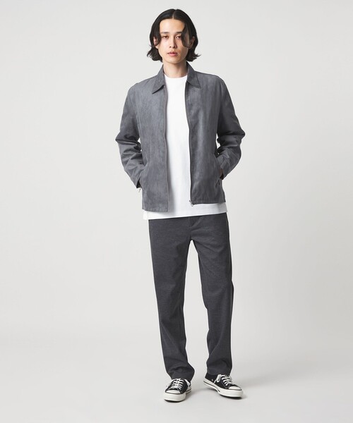 A DAY IN THE LIFE UNITED ARROWS(アデイインザライフユナイテッドアローズ)の「スエードライク ブルゾン<A DAY IN THE LIFE>(ブルゾン・メンズ・モカ/ブラック/グレー系・M/L/S)」の9枚目の写真