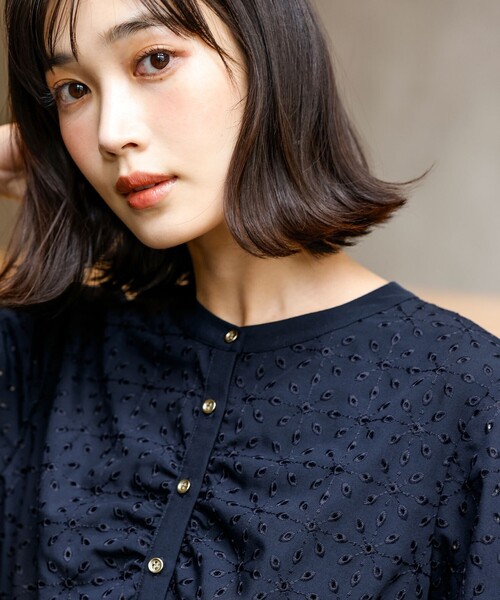 ANY SIS（エニィスィス）の「エンブロイダリー ワンピース（ワンピース・レディース・ライラック系/ネイビー系・LARGE/MEDIUM/SMALL）」の7枚目の写真