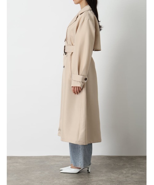 fifth(フィフス)の「ツイルトレンチコート(その他アウター・レディース・ネイビー/ライトベージュ・M)」の19枚目の写真