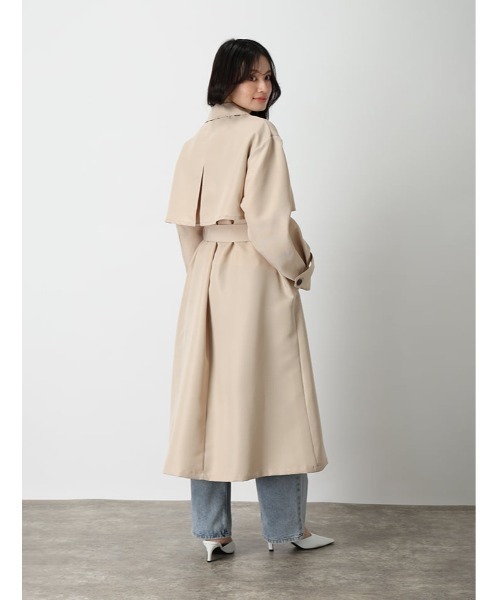 fifth(フィフス)の「ツイルトレンチコート(その他アウター・レディース・ネイビー/ライトベージュ・M)」の22枚目の写真