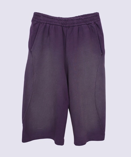 KOZABURO(コウザブロウ)の「【KOZABURO/コウザブロウ】FADED DEXTER SWEAT SHORTS(その他パンツ・メンズ・パープル・2/1)」の2枚目の写真