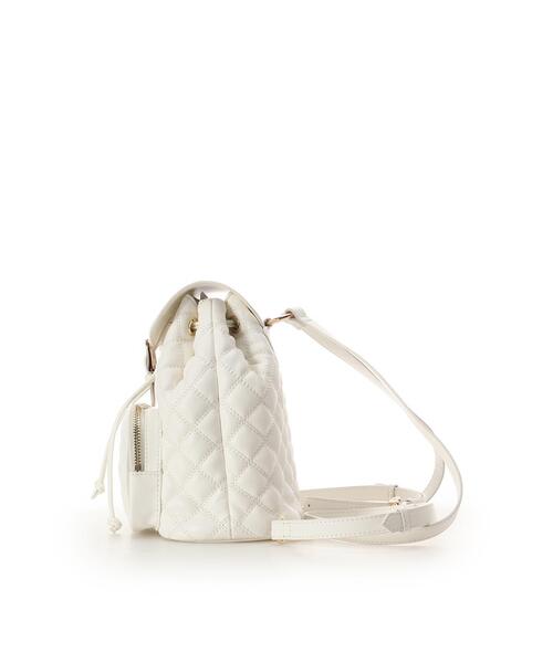 SAMANTHAVEGA（サマンサベガ）の「ダブルステッチダイヤキルトリュック（バックパック/リュック・レディース・ホワイト/ブラック・FREE）」の11枚目の写真