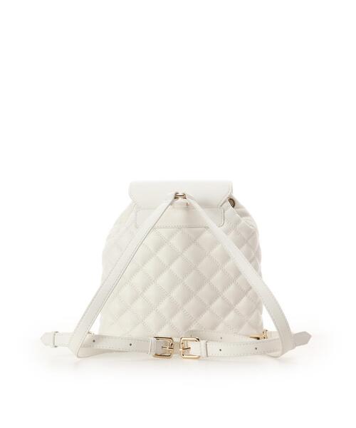 SAMANTHAVEGA（サマンサベガ）の「ダブルステッチダイヤキルトリュック（バックパック/リュック・レディース・ホワイト/ブラック・FREE）」の12枚目の写真