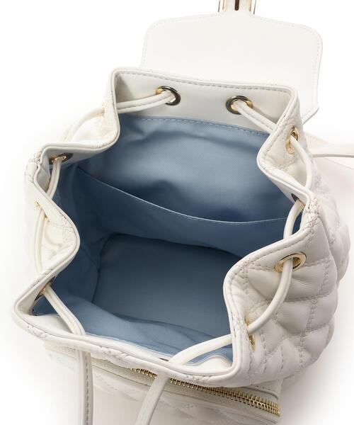 SAMANTHAVEGA（サマンサベガ）の「ダブルステッチダイヤキルトリュック（バックパック/リュック・レディース・ホワイト/ブラック・FREE）」の16枚目の写真