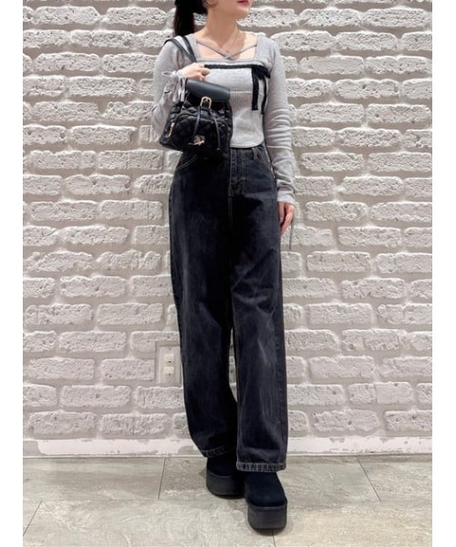 SAMANTHAVEGA（サマンサベガ）の「ダブルステッチダイヤキルトリュック（バックパック/リュック・レディース・ホワイト/ブラック・FREE）」の22枚目の写真