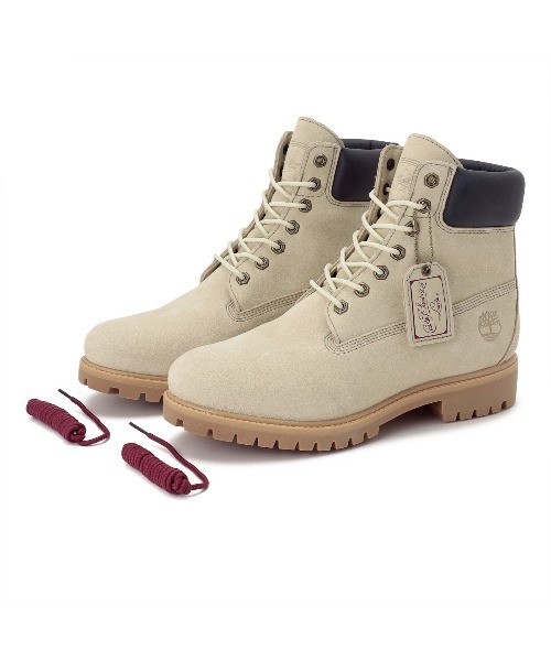 Timberland(ティンバーランド)の「Timberland 6in Premium Boots WP(ティンバーランド 6インチ プレミアム ブーツ ウォータープルーフ)(ブーツ・メンズ・ベージュ系・25cm/25.5cm/26cm/26.5cm/27cm/27.5cm/28cm/28.5cm/29cm)」の1枚目の写真