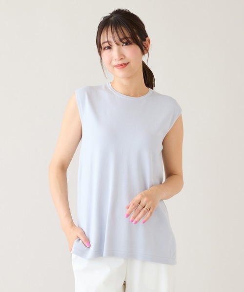 Rose Tiara（ローズティアラ）の「【Set】アンサンブルニット（アンサンブル・レディース・ブラック/ライトブルー/ピンク・38/42/46）」の18枚目の写真