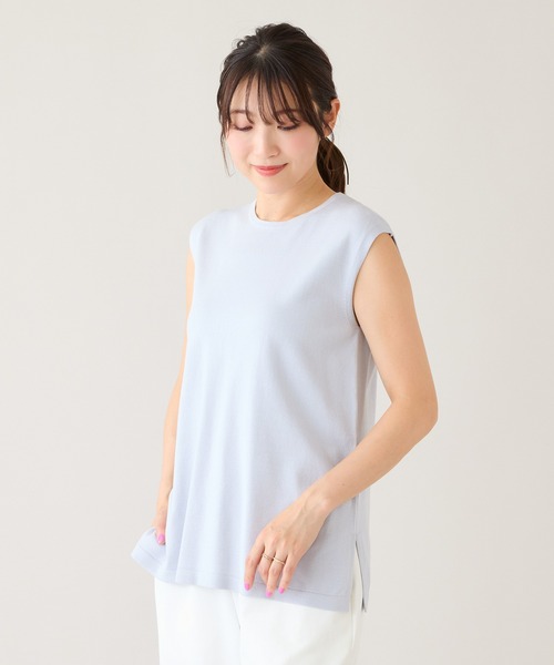 Rose Tiara（ローズティアラ）の「【Set】アンサンブルニット（アンサンブル・レディース・ブラック/ライトブルー/ピンク・38/42/46）」の19枚目の写真